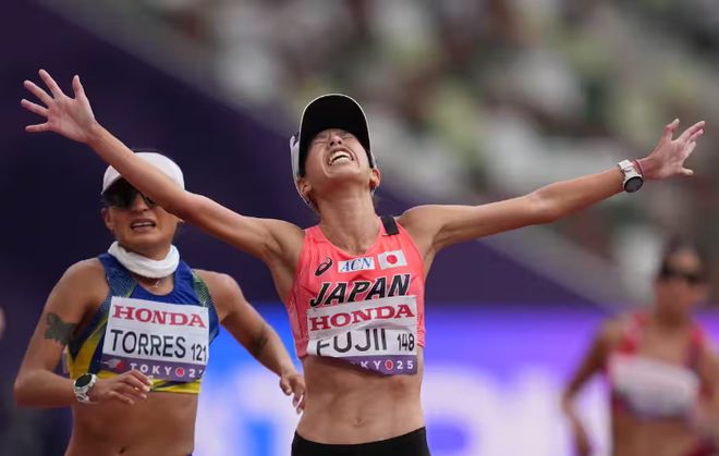 日本田径明星实力出众,力压对手夺冠 日本田径明星实力出众,力压对手夺冠