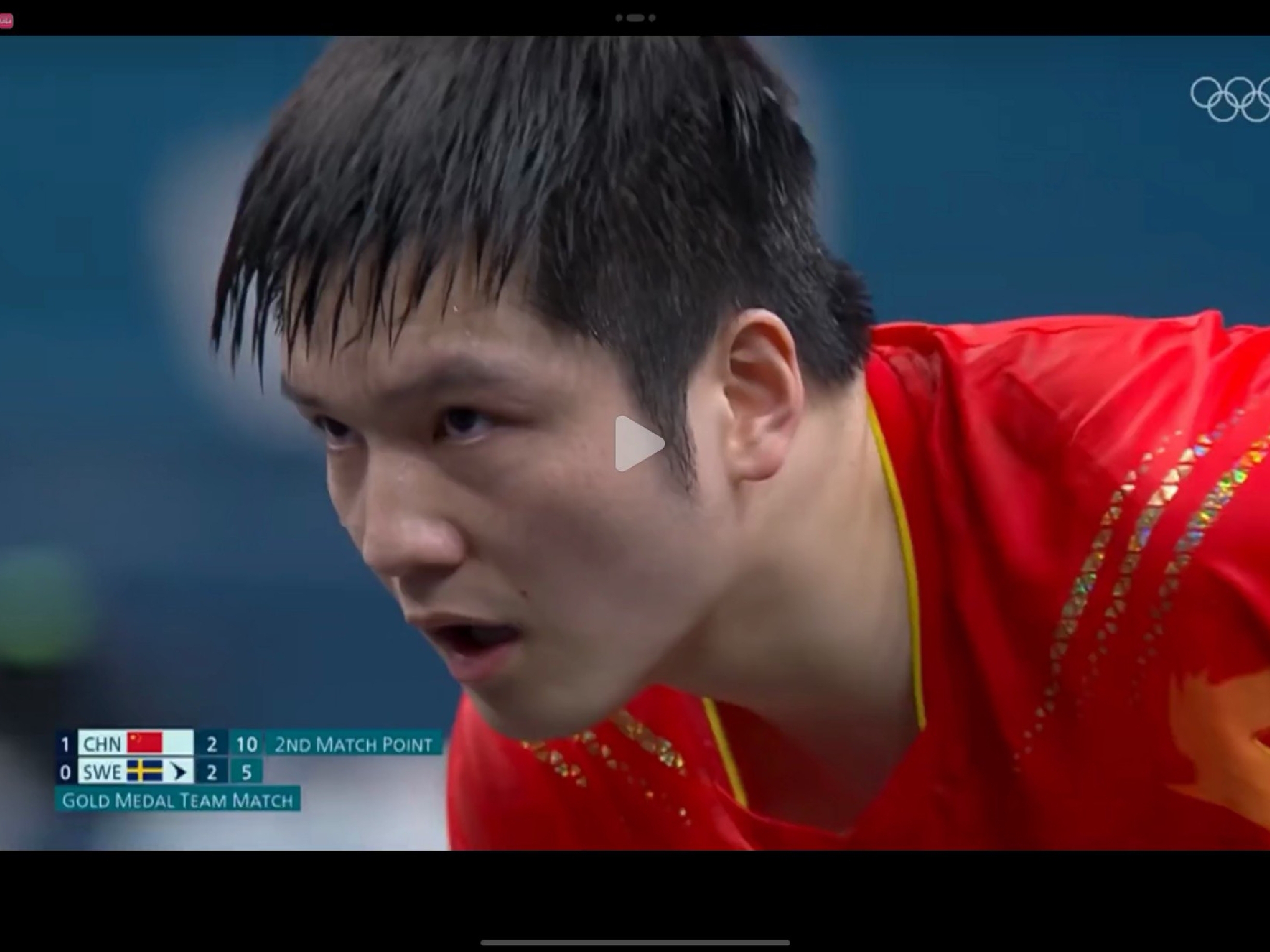 中国队完胜奥地利队，樊振东点燃赛场